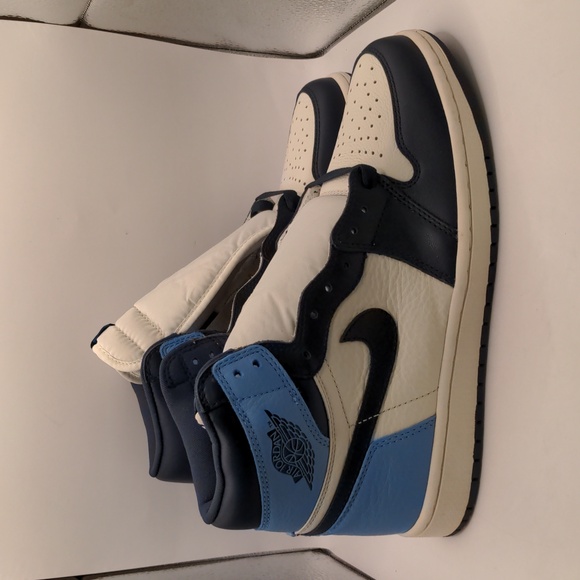 New Nike Air Jordan 1 Retro High OG Obsidian Men's 555088-140 Sz 9
